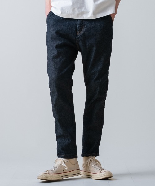 rehacer（レアセル）の「rehacer : Narrow Easy Denim Pants（デニムパンツ・メンズ・インディゴブルー・LARGE/MEDIUM/SMALL）」の20枚目の写真