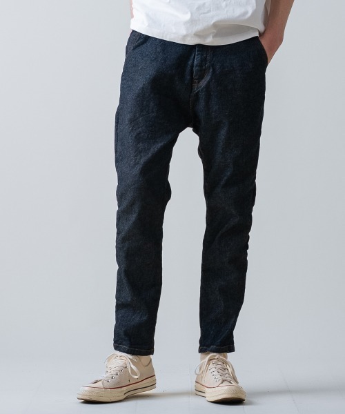 rehacer（レアセル）の「rehacer : Narrow Easy Denim Pants（デニムパンツ・メンズ・インディゴブルー・LARGE/MEDIUM/SMALL）」の22枚目の写真