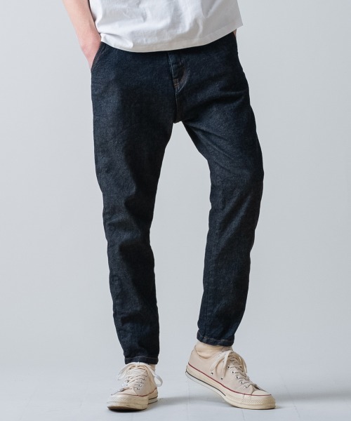 rehacer（レアセル）の「rehacer : Narrow Easy Denim Pants（デニムパンツ・メンズ・インディゴブルー・LARGE/MEDIUM/SMALL）」の16枚目の写真