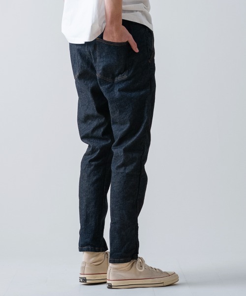 rehacer（レアセル）の「rehacer : Narrow Easy Denim Pants（デニムパンツ・メンズ・インディゴブルー・LARGE/MEDIUM/SMALL）」の18枚目の写真