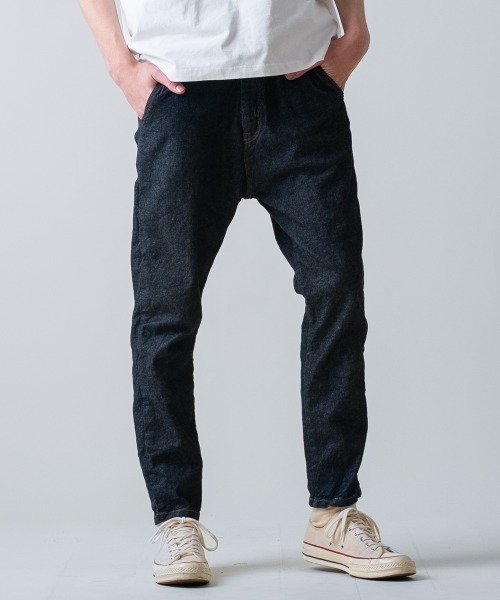 rehacer（レアセル）の「rehacer : Narrow Easy Denim Pants（デニムパンツ・メンズ・インディゴブルー・LARGE/MEDIUM/SMALL）」の21枚目の写真