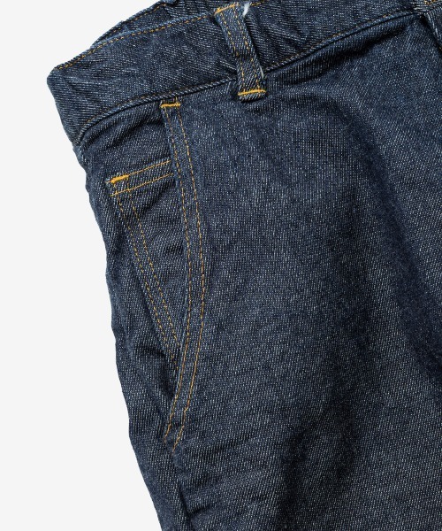 rehacer（レアセル）の「rehacer : Narrow Easy Denim Pants（デニムパンツ・メンズ・インディゴブルー・LARGE/MEDIUM/SMALL）」の4枚目の写真