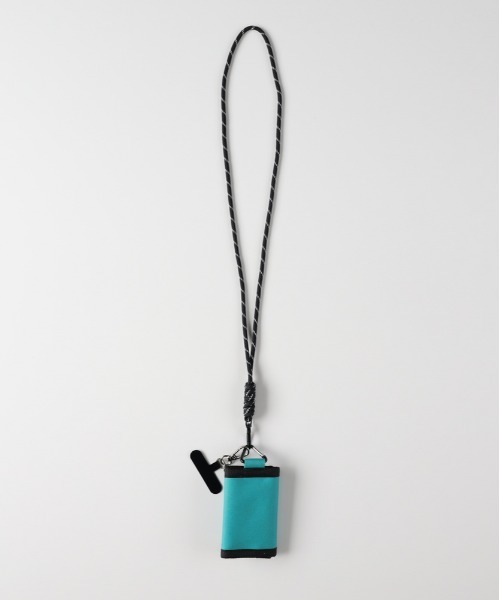 Right-on（ライトオン）の「【Right-on Basic】ネックストラップ付ミニウォレット (軽量/機能性/スタイリッシュ/多用途)（ショルダーバッグ・メンズ・グレー/ブラック/グリーン・ONE SIZE）」の5枚目の写真