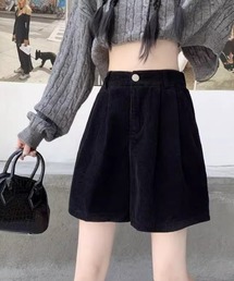 コーデュロイハーフパンツ