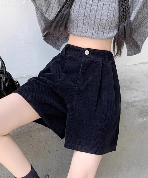 Flugge（フラッジー）の「コーデュロイハーフパンツ（その他パンツ・レディース・ブラウン/ブラック・LARGE/MEDIUM）」の11枚目の写真