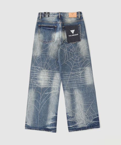 VALABASAS（ヴァラバサス）の「≪追加≫VALABASAS/ヴァラバサス Larriot Baggy（デニムパンツ・メンズ・ブルー/ブラック・LARGE/MEDIUM）」の3枚目の写真