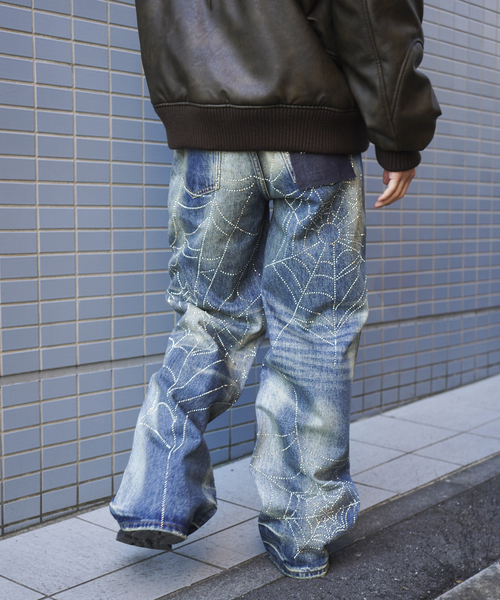 VALABASAS（ヴァラバサス）の「≪追加≫VALABASAS/ヴァラバサス Larriot Baggy（デニムパンツ・メンズ・ブルー/ブラック・LARGE/MEDIUM）」の6枚目の写真
