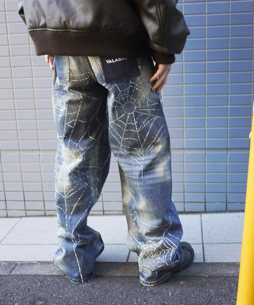 VALABASAS（ヴァラバサス）の「≪追加≫VALABASAS/ヴァラバサス Larriot Baggy（デニムパンツ・メンズ・ブルー/ブラック・LARGE/MEDIUM）」の8枚目の写真