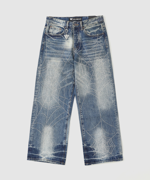 VALABASAS（ヴァラバサス）の「≪追加≫VALABASAS/ヴァラバサス Larriot Baggy（デニムパンツ・メンズ・ブルー/ブラック・LARGE/MEDIUM）」の11枚目の写真