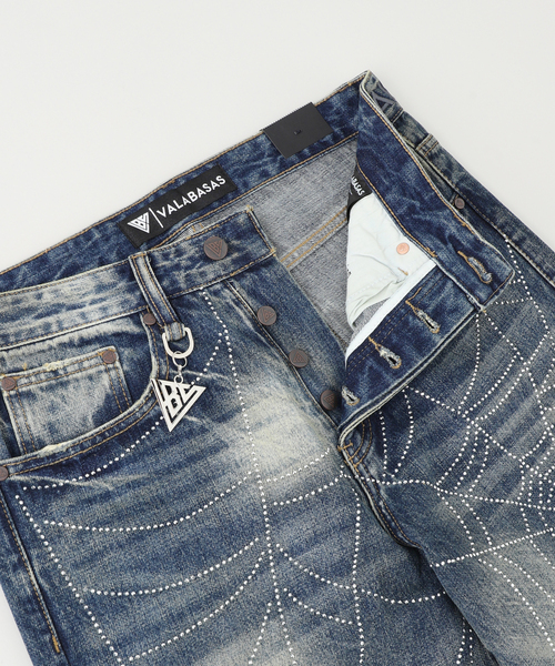 VALABASAS（ヴァラバサス）の「≪追加≫VALABASAS/ヴァラバサス Larriot Baggy（デニムパンツ・メンズ・ブルー/ブラック・LARGE/MEDIUM）」の16枚目の写真