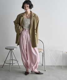 THE YOn | タックデザインバルーンカラーパンツ(その他パンツ)