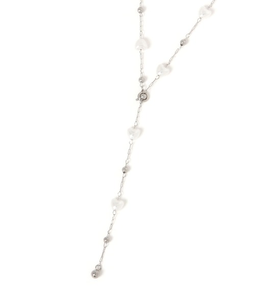 BAYFLOW（ベイフロー）の「ステンレスY字アソートネックレス（ネックレス・レディース・イエロー/ライトグレー・FREE）」の3枚目の写真