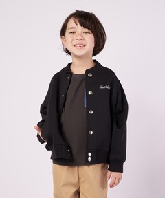 stand collar double breasted short coat / スタンドカラーダブル
