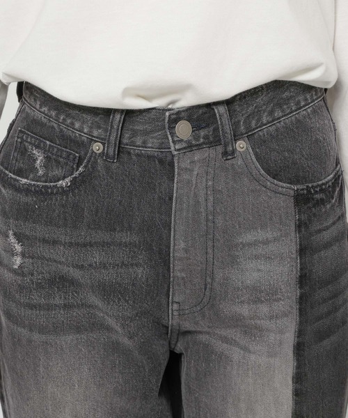 NKJ 2026SS] ストレートセミフレアデニムパンツ（デニムパンツ）｜niko