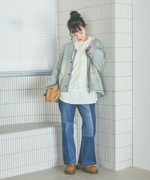 niko and（ニコアンド）の「[NKJ 2026SS] ストレートセミフレア