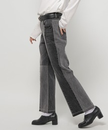 デニムパンツ（グレー/灰色系・ストレート）ファッション通販 - ZOZOTOWN