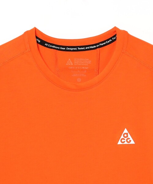 NIKE(ナイキ)の「NIKE / ACG Solar Chase(Tシャツ/カットソー・メンズ・グレー/オレンジ・LARGE/X-LARGE/MEDIUM)」の4枚目の写真