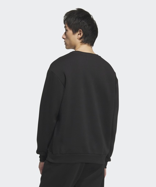 adidas(アディダス)の「Chillax ロゴ クルー スウェット(ジェンダーニュートラル) / アディダスオリジナルス adidas Originals(スウェット・メンズ・ブラック・LARGE/MEDIUM/X-SMALL/SMALL)」の4枚目の写真