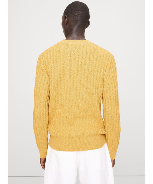 Banana Republic(バナナリパブリック)の「コットン リネンブ レンド クルーネックセーター(ニット/セーター・メンズ・イエロー/ベージュ・M/S/XL/L)」の5枚目の写真