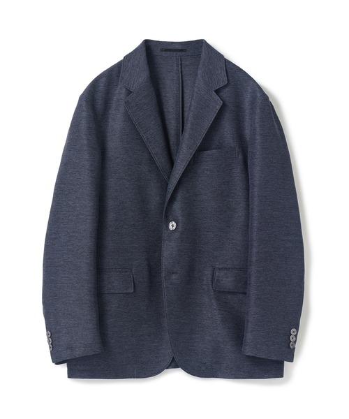 UNION STATION（ユニオンステーション）の「【セットアップ対応】カラミ織りテーラードジャケット〈通気性〉（テーラードジャケット・メンズ・ブラック/ライトグレー/ネイビー・S/M/L/LL）」の3枚目の写真