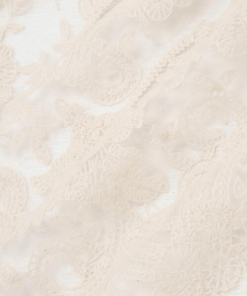 NATURAL BEAUTY BASIC（ナチュラルビューティーベーシック）の「◇レーススカーフ（バンダナ/スカーフ・レディース・ホワイト・FREE）」の2枚目の写真