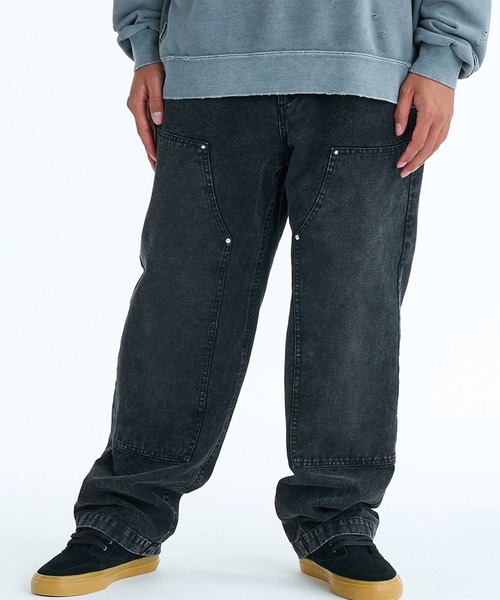 ELEMENT（エレメント）の「ELEMENT/エレメント SHOD PANTS HAMMER W PAINT ロンパン BG021707（その他パンツ・メンズ・ネイビー/ブラック・XL/M/L）」の3枚目の写真