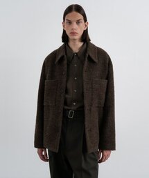 SUBALPINO POINTED COLOR BOUCLLE JACKETBROWN