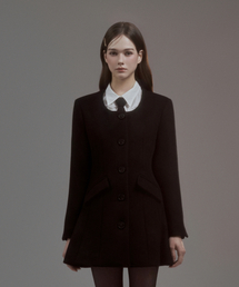 MUSINSA｜ムシンサのダッフルコート（ブラック/黒色系）通販 - ZOZOTOWN