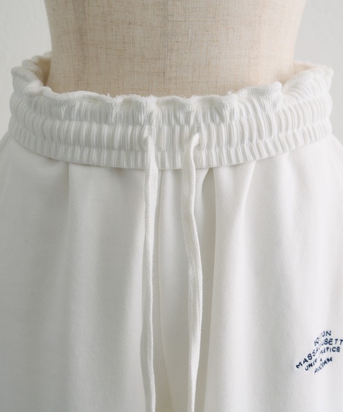 PUAL CE CIN（ピュアルセシン）の「裏毛スウェットパンツ（スウェットパンツ・レディース・グレー/オフホワイト/オートミール・FREE）」の8枚目の写真
