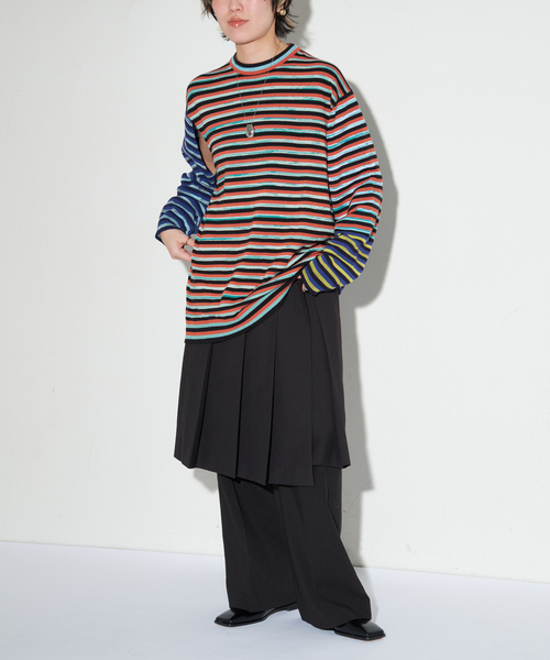 GRISE（グリーズ）の「GRISEスクエアチェーンツキTストラップフラット（その他シューズ・レディース・ブラック/ブルー系その他・25cm/24.5cm/24cm/23.5cm/23cm/22.5cm/22cm）」の9枚目の写真