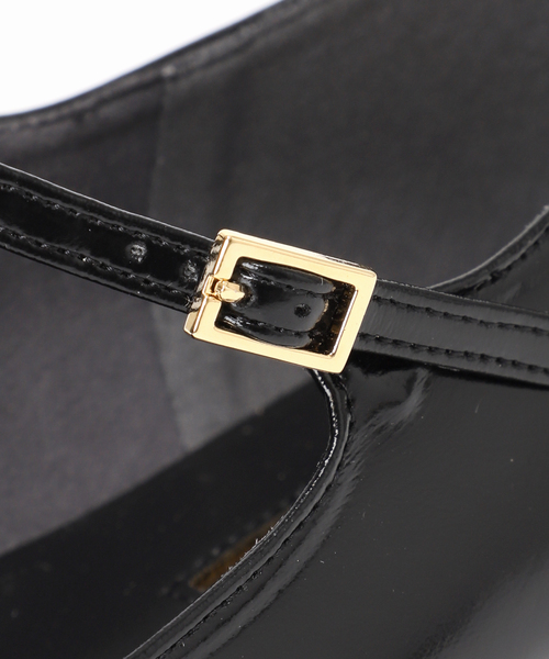 GRISE（グリーズ）の「GRISEスクエアチェーンツキTストラップフラット（その他シューズ・レディース・ブラック/ブルー系その他・25cm/24.5cm/24cm/23.5cm/23cm/22.5cm/22cm）」の18枚目の写真