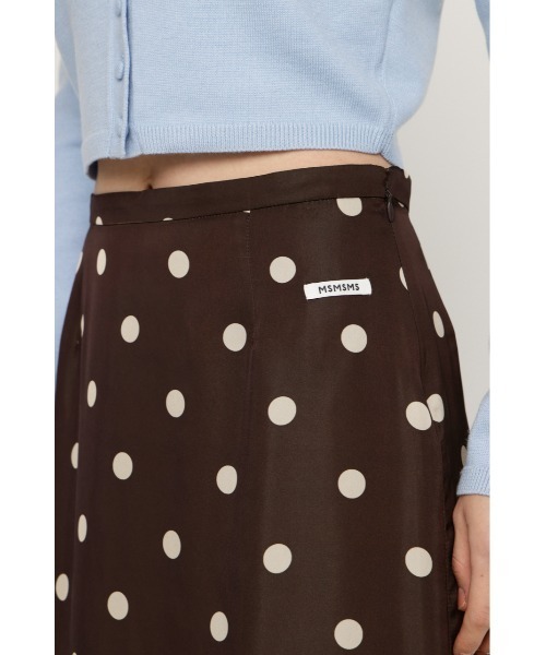 SLY（スライ）の「MICHIXSLY DOTS SK ミチスライドットスカート 冬服 春服（スカート・レディース・ブラウン系その他2/ホワイト系その他2・2/1）」の18枚目の写真