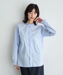 YECCA VECCA（イェッカヴェッカ）の「イージーケアフリルカラーシャツ（シャツ/ブラウス）」