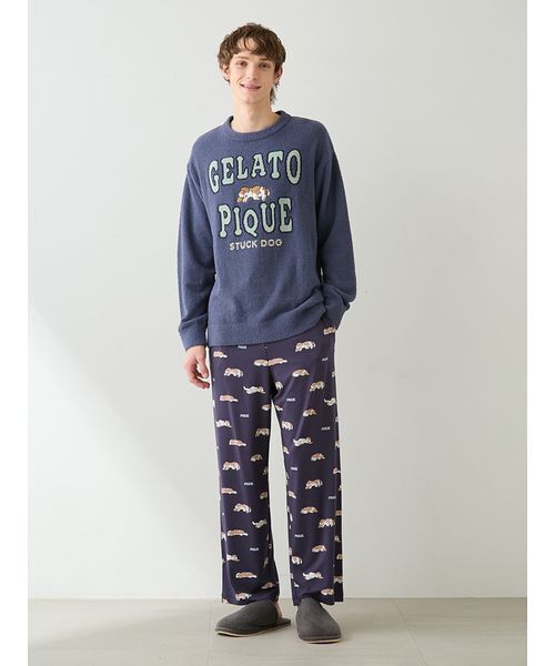 HOMME】エアリーモコスリーピングドッグプルオーバー（ルームウェア