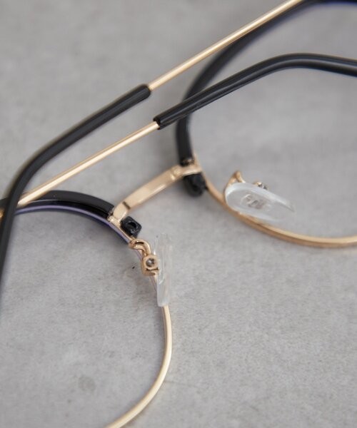 mystic（ミスティック）の「ハーフリムメガネ（メガネ・レディース・ブラック・ONE SIZE）」の9枚目の写真