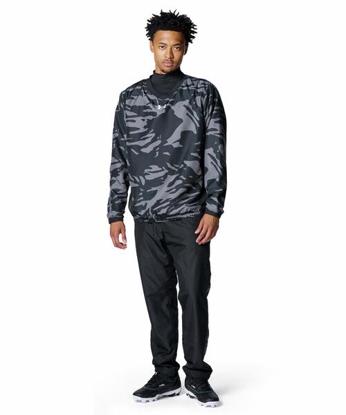 UNDER ARMOUR(アンダーアーマー)の「UAノベルティ Vネック ジャケット(ベースボール/メンズ)(その他アウター・メンズ・ブラック・M/XL/3XL/L)」の3枚目の写真