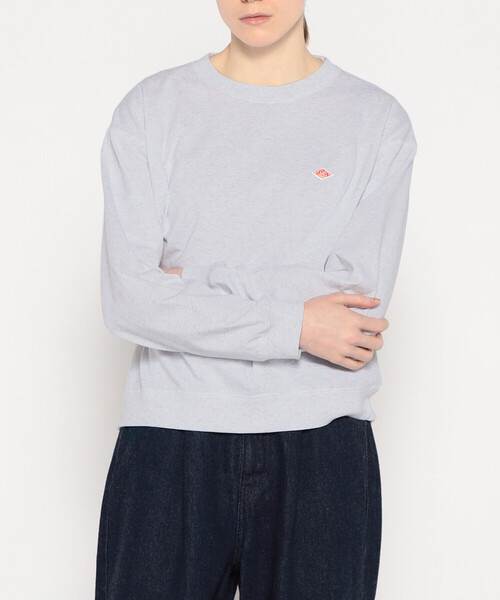 DANTON(ダントン)の「Women's Long Sleeve Sweat T-shirt(Tシャツ/カットソー・レディース・ホワイト/ホワイト系その他/ホワイト系その他5/ネイビー/ブルー系その他/ダークグレー/オレンジ/ブラック・M/S/XS)」の2枚目の写真