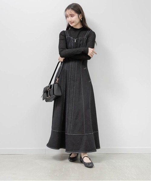 RANDA（ランダ）の「ラウンドトゥストラップパンプス（パンプス・レディース・ブラック/アイボリー/シルバー・LL/L/M/S）」の22枚目の写真
