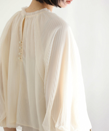 La TOTALITE | 【洗える】2wayチュールプリーツブラウス(シャツ/ブラウス)