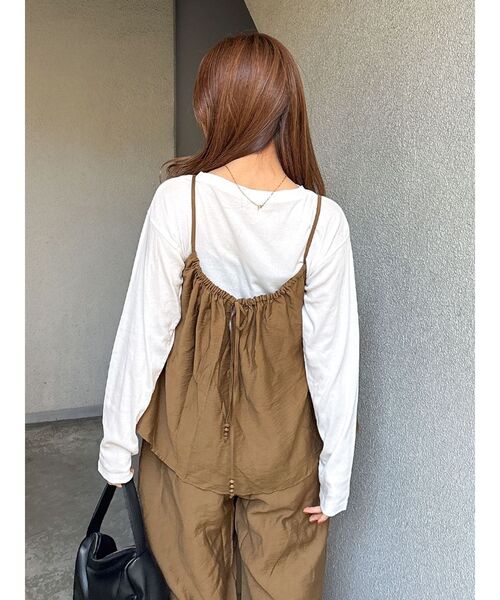 Ungrid（アングリッド）の「シアーフィットロングスリーブTee（Tシャツ/カットソー・レディース・ブラック/レッド/オレンジ/ブルー/オフホワイト・FREE）」の19枚目の写真