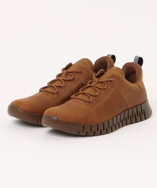 ECCO(エコー)の「ECCO 売れ筋モデル 歩きやすい GRUUV メンズ 本革 スニーカー(スニーカー・メンズ・ブラウン・41)」の1枚目の写真