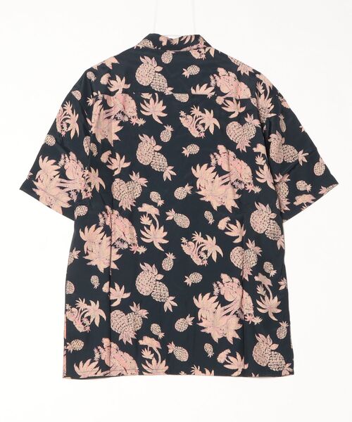 A blends（エイブレンズ）の「A blends パイナップルアロハシャツ（Tシャツ/カットソー・メンズ・オレンジ/ネイビー・MEDIUM/LARGE）」の7枚目の写真