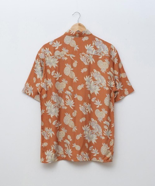 A blends（エイブレンズ）の「A blends パイナップルアロハシャツ（Tシャツ/カットソー・メンズ・オレンジ/ネイビー・MEDIUM/LARGE）」の10枚目の写真