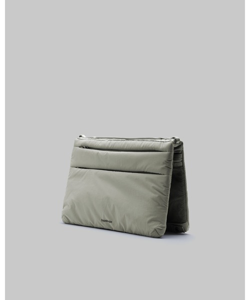 Topologie(トポロジー)の「Flat Sacoche Large(フラット サコッシュ ラージ)(ショルダーバッグ・レディース・モスグリーン・ONE SIZE)」の2枚目の写真