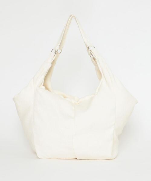 KBF（ケイビーエフ）の「パイル2WAYイージーBAG（トートバッグ・レディース・ネイビー/アイボリー・ONE）」の8枚目の写真