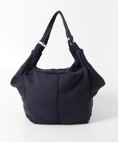 KBF（ケイビーエフ）の「パイル2WAYイージーBAG（トートバッグ・レディース・ネイビー/アイボリー・ONE）」の18枚目の写真