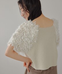 EMMEL REFINES | <EMMEL REFINES>EM HW テープヤーン ショートスリーブ ニット(ニット/セーター)