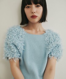 EMMEL REFINES | ＜EMMEL REFINES＞EM HW テープヤーン ショートスリーブ ニット(ニット/セーター)