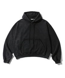 ANGLAN（アングラン）の「Heavyweight Washed Hoodie - Black（パーカー）」