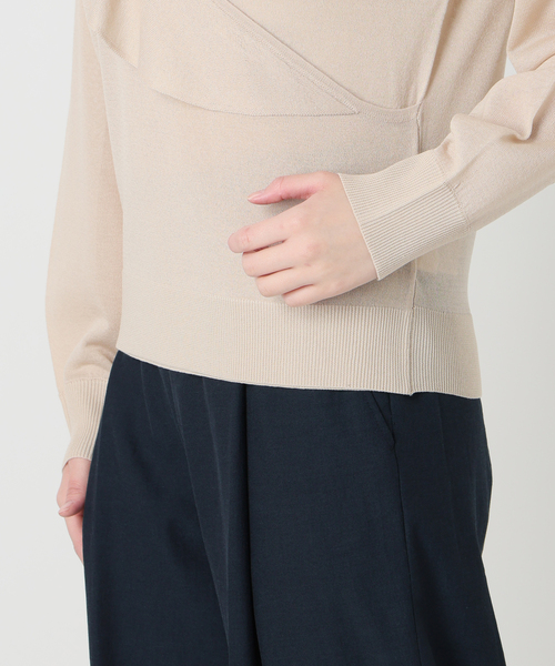 La TOTALITE（ラトータリテ）の「【洗える】フリルニット（ニット/セーター・レディース・ピンク系その他/ベージュ/ホワイト・FREE）」の21枚目の写真